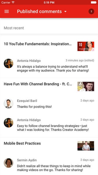 Image 0 for YouTube Creator Studio