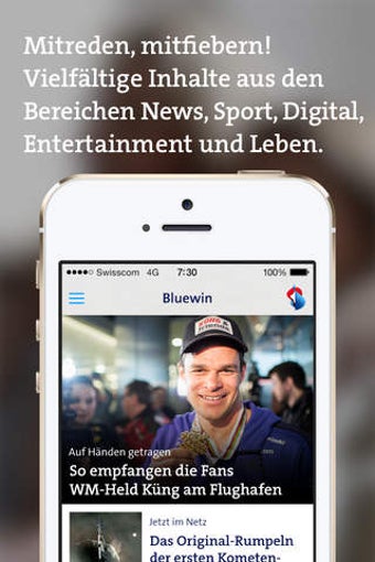 Image 0 for Bluewin App