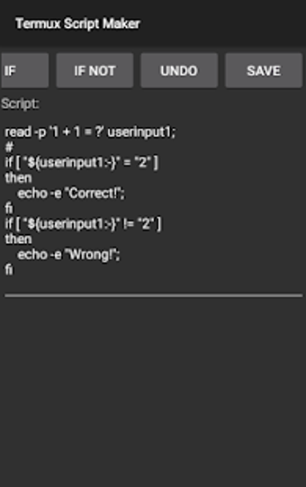 Image 1 for Termux Script Maker