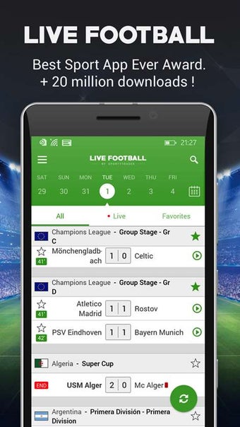 Imagen 0 para Live Football for Windows…
