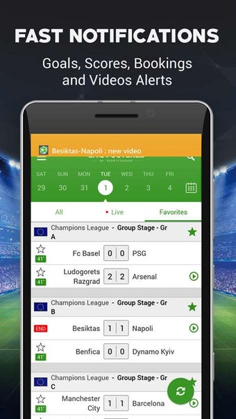 Imagen 2 para Live Football for Windows…