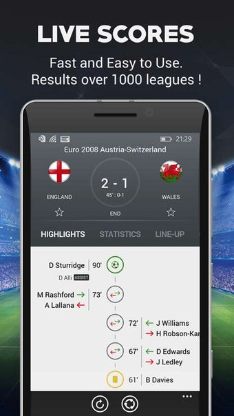 Imagen 1 para Live Football for Windows…