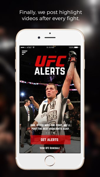 UFC Alerts Screen Photos 3