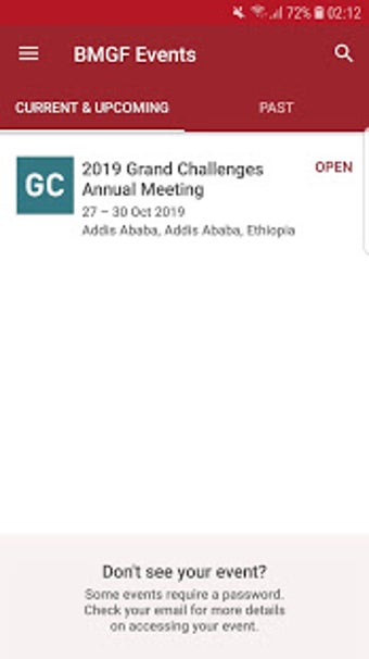 Image 3 for BMGF Events App