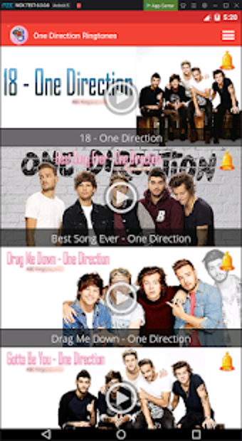 Imagen 3 para One Direction Top Rington…