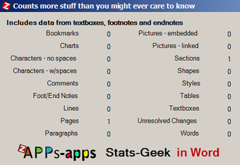 Imagen 1 para zAPPs-Stats-Geek for Micr…