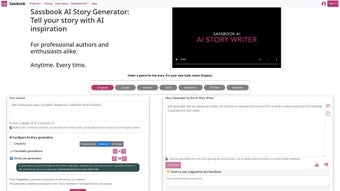 Image 0 for Sassbook AI Story generat…