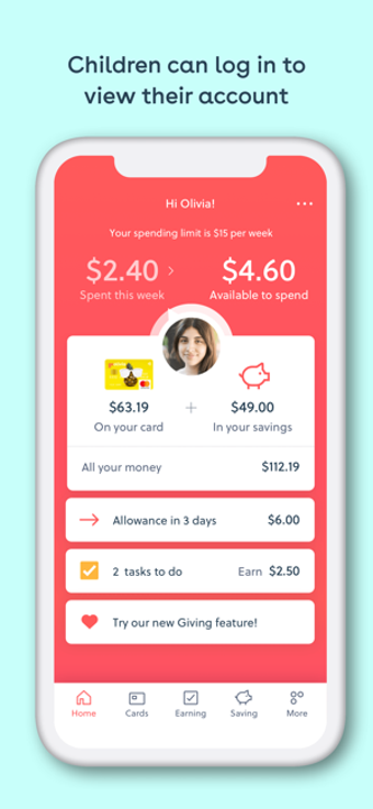 Image 2 for gohenry - Allowance Manag…