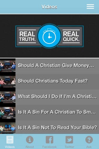 Image 0 for Real Truth. Real Quick.