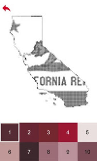 Imagen 0 para USA State Flag Maps Color…