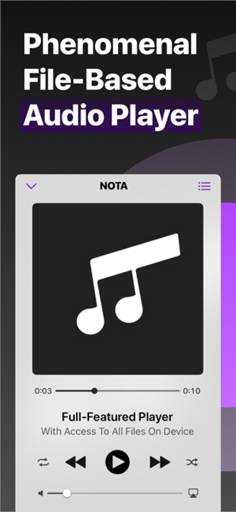 Nota - Player for Files for iOS