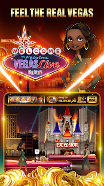 Imagen 2 para Vegas Live Slots : Free C…