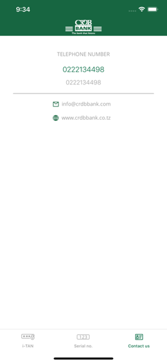 Image 0 for CRDB OTP
