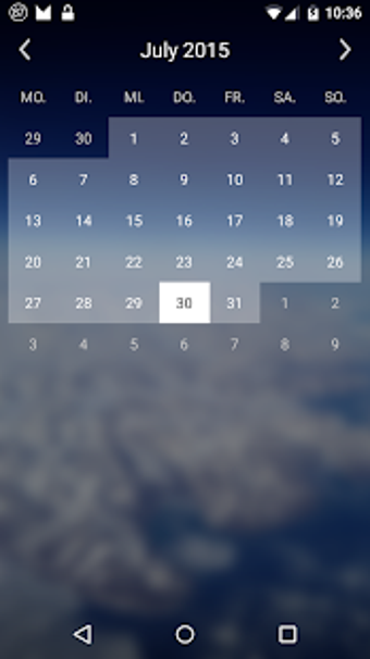 Imagen 0 para Simple Calendar Widget