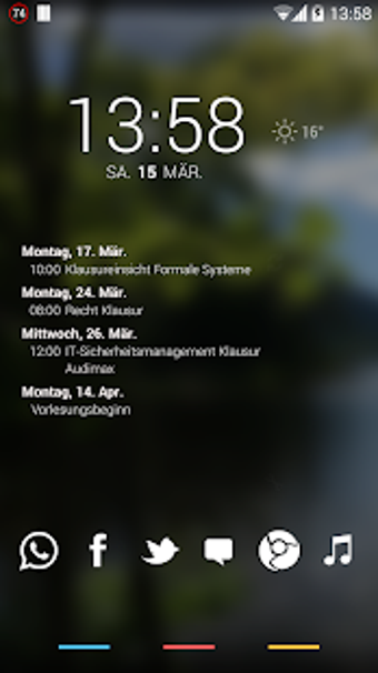 Imagen 2 para Simple Calendar Widget