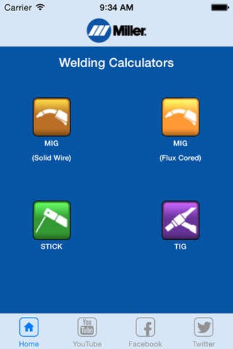 Imagen 0 para Miller Weld Setting Calcu…