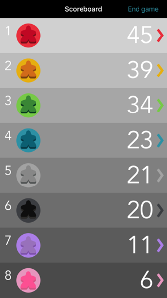 Image 2 for Carcassonne Scoreboard