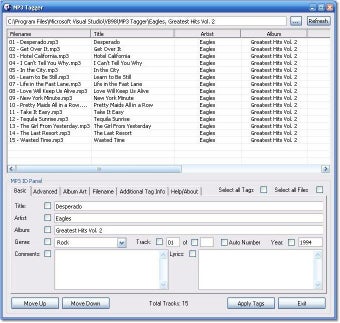 Image 0 for MP3 Tagger