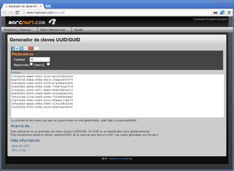 Image 0 for UUID/GUID Online Key Gene…