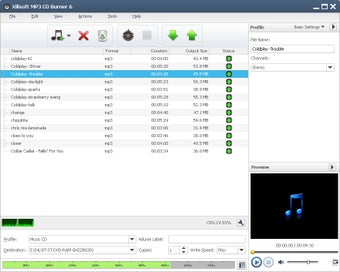 Image 0 for Xilisoft MP3 CD burner