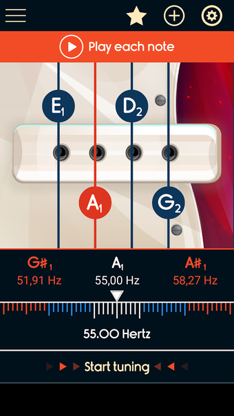 Image 1 for Master Bass Guitar Tuner