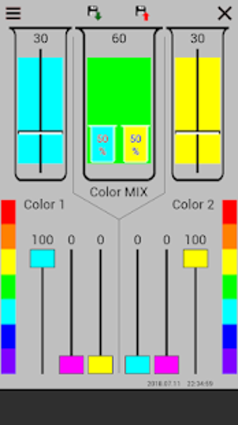 Image 1 for CMYK Mix Color scheme des…
