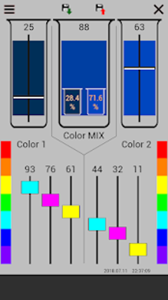 Image 0 for CMYK Mix Color scheme des…