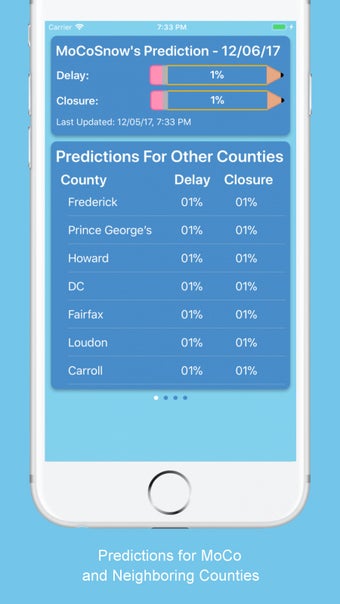 Imagen 1 para MoCoSnow App