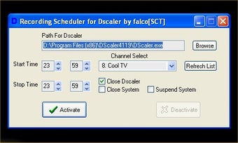 Imagen 0 para Recording Scheduler for D…