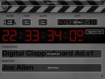 Image 0 for Digital Clapperboard - Ti…