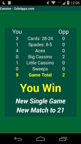 Imagen 1 para Cassino Card Game