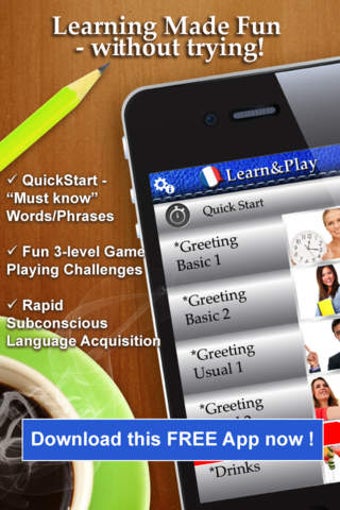 Imagen 0 para Learn&Play French FREE ~e…
