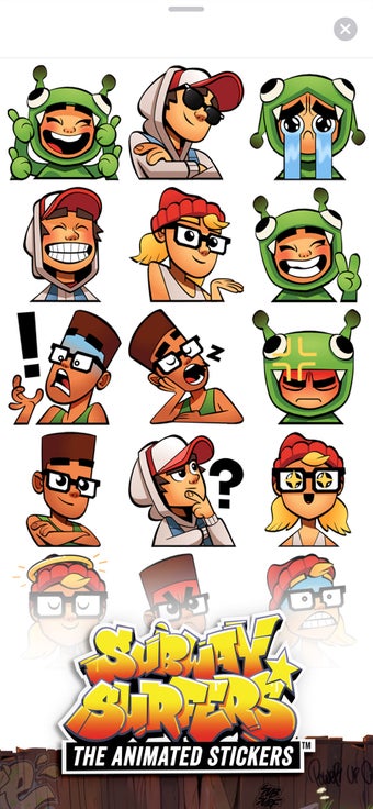 Imagen 3 para Subway Surfers Sticker Pa…