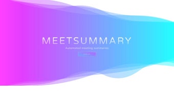 Image 0 for Meetsummary