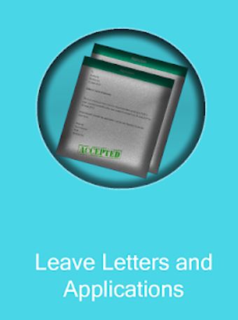 Image 1 for Leave Letters and Applica…