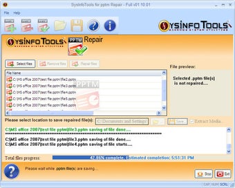 Image 0 for SysInfoTools Pptm Repair