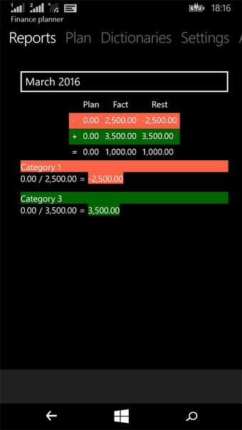 Image 2 for FinPlan for Windows 10