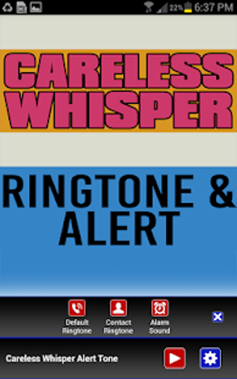 Image 0 for Careless Whisper Ringtone