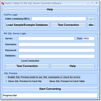 Image 0 for FoxPro Tables To MS SQL S…
