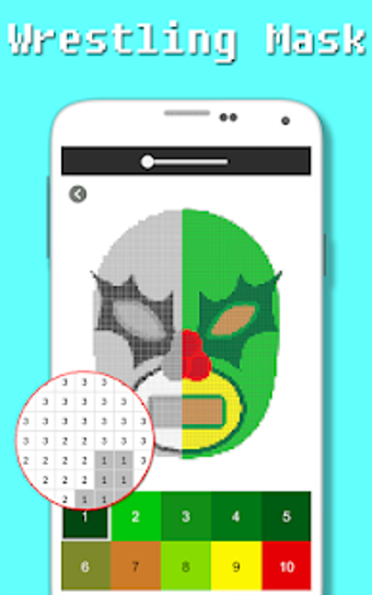 Image 0 for Wrestling Mask Color By N…