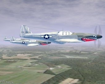 Image 0 for 3D Flying P-51C Mustang S…