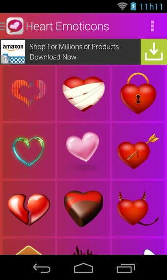 Imagen 1 para Heart Emoticons