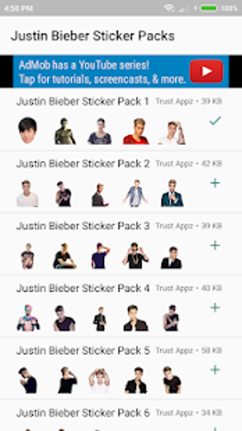 Imagen 3 para Justin Bieber Stickers fo…