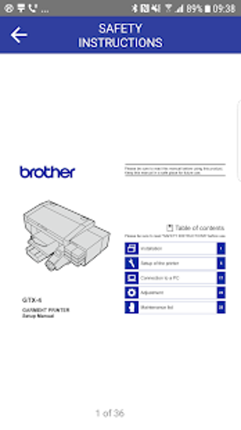 Imagen 1 para Brother GT/ISM Support Ap…