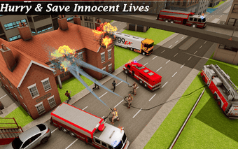 Imagen 2 para Flying Fire Truck Simulat…