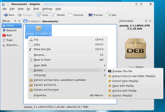 Image 0 for PeaZip Portable for Linux…