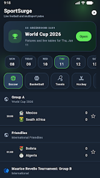 Imagen 0 para SportSurge - Live Scores