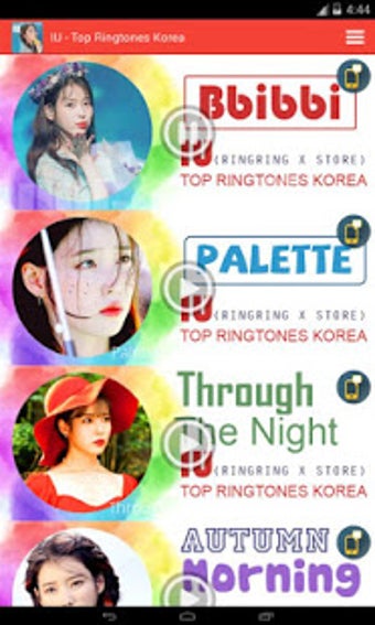 Imagen 0 para IU - Top Ringtones Korea