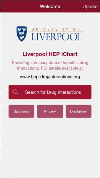 Image 0 for Liverpool HEP iChart