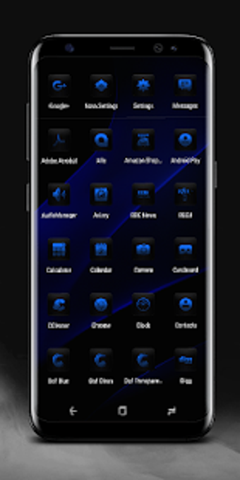 Image 0 for Sam Blue Icon Pack